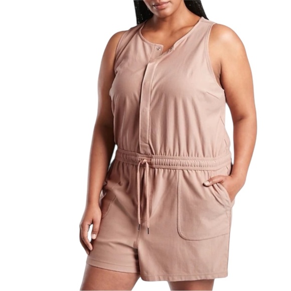 Athleta Pants - ATHLETA Farallon Romper in Mocha Latte Size 1X — PURE SUMMERTIME VIBES!!!